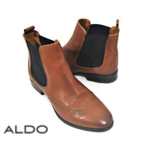 Aldo Alaeria Leather Boots Sz 7